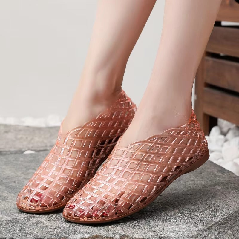 Sandali Donna Jelly Traforati – Scarpe Estive a Punta Chiusa Comode e Leggere