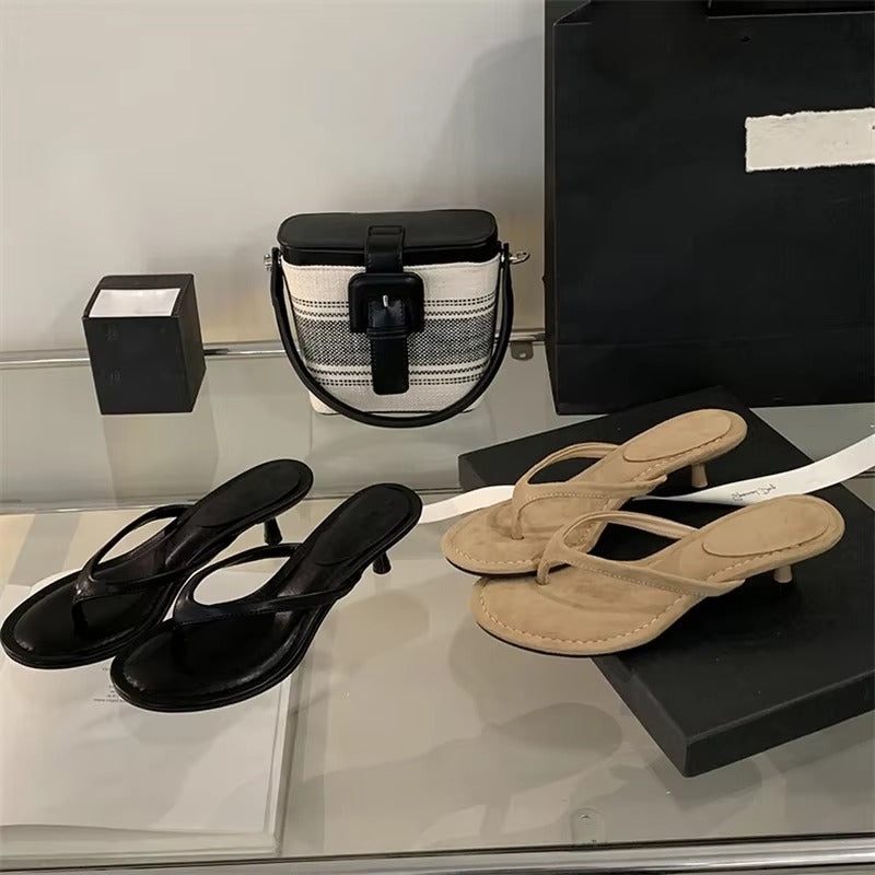 Sandali Donna con Tacco Sottile – Scarpe Eleganti Estive Mules Tacco a Spillo
