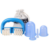 Kit massaggio anticellulite (1 rullo massaggiante e 4 ventose) - Salute Farma