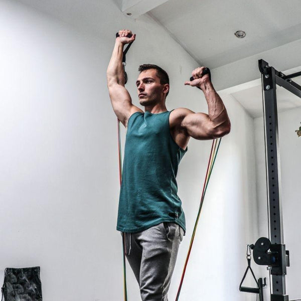 Bande elastiche fitness di resistenza per la muscolatura - Salute Farma