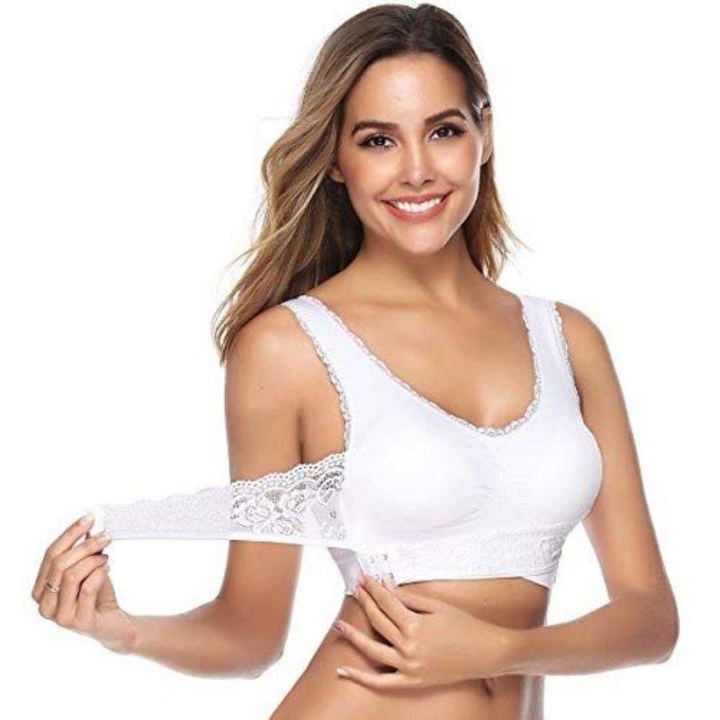 Reggiseno sportivo Push up in pizzo - Salute Farma