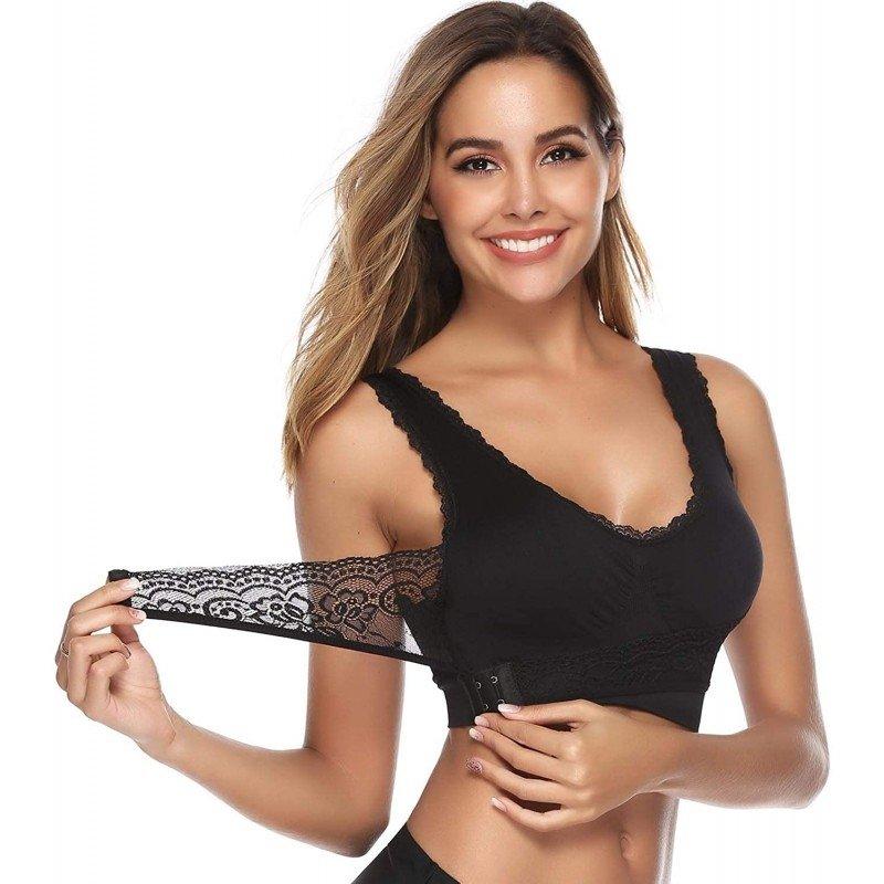 Reggiseno sportivo Push up in pizzo - Salute Farma